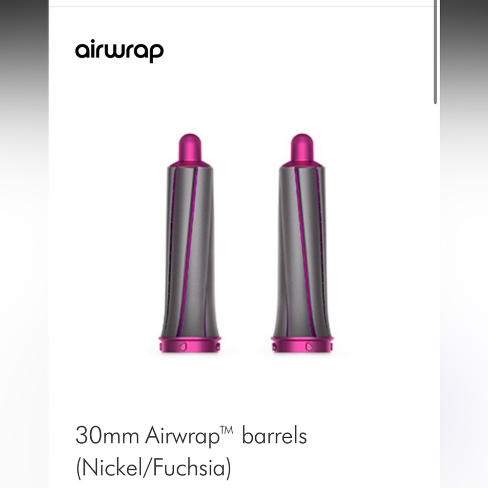 Dyson Airwrap SHORT Barrels only in Fuchsia/Nickel